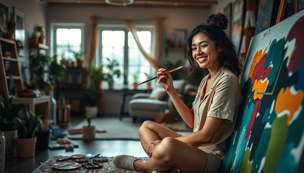 Creative expression as self-care