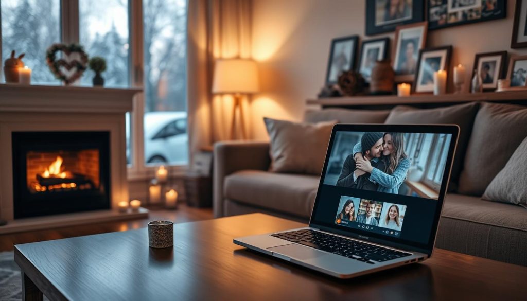 long-distance Valentine's Day celebration